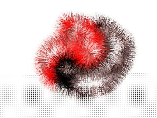 Ganggang feather remnants